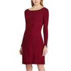 Women's Chaps Pointelle-knit Sheath Dress, Size: Xl, Red