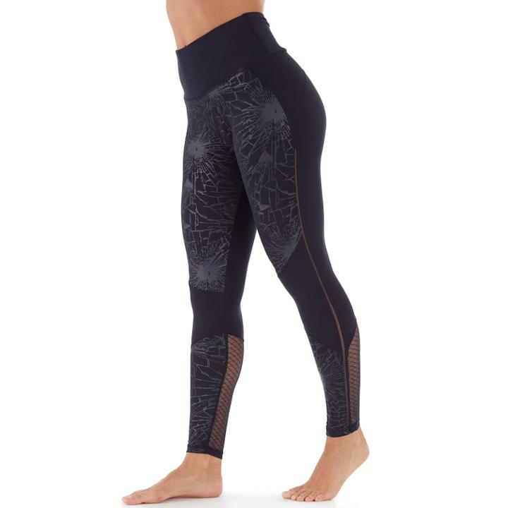 Women's Balance Collection Eleana Mesh Leggings, Size: Medium, Midnight Blue Shatter