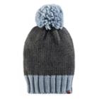 Women's Keds Two Tone Pom Beanie, Grey (charcoal)