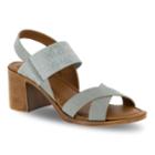 Tuscany By Easy Street Perlita Women's Block Heel Sandals, Size: Medium (8), Grey