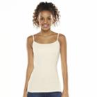 Juniors' So&reg; Scoopneck Satin-trim Cami Tank Top, Kids Unisex, Size: Xs, White Oth