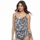 Women's Beach Scene Blouson Tankini Top, Size: 6, Oxford