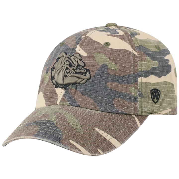 Adult Top Of The World Gonzaga Bulldogs Hero Adjustable Cap, Men's, Green