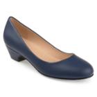 Journee Collection Saar Women's High Heels, Size: Medium (9), Blue (navy)