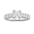 Princess-cut Igl Certified Diamond Engagement Ring In 14k White Gold (2 Ct. T.w.), Women's, Size: 7.50