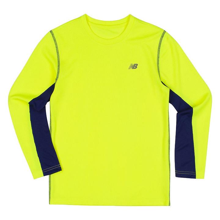 Boys 4-7 New Balance Performance Tee, Boy's, Size: 7, Brt Yellow