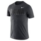 Men's Nike Iowa Hawkeyes Facility Tee, Size: Xxl, Char