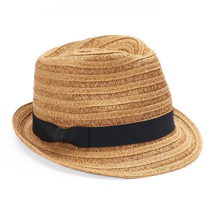 Women's Sonoma Goods For Life&trade; Textured Grosgrain Ribbon Fedora