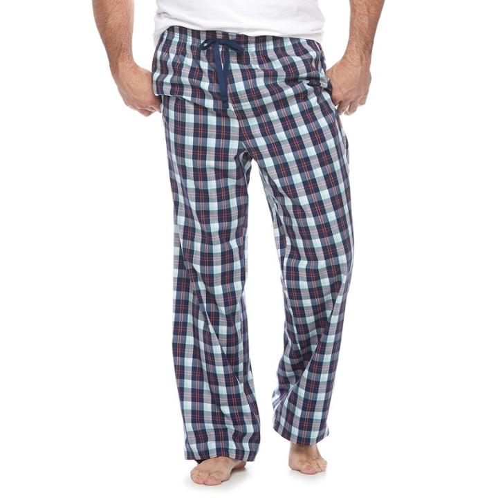 Big & Tall Croft & Barrow&reg; True Comfort Stretch Lounge Pants, Men's, Size: L Tall, Brt Blue
