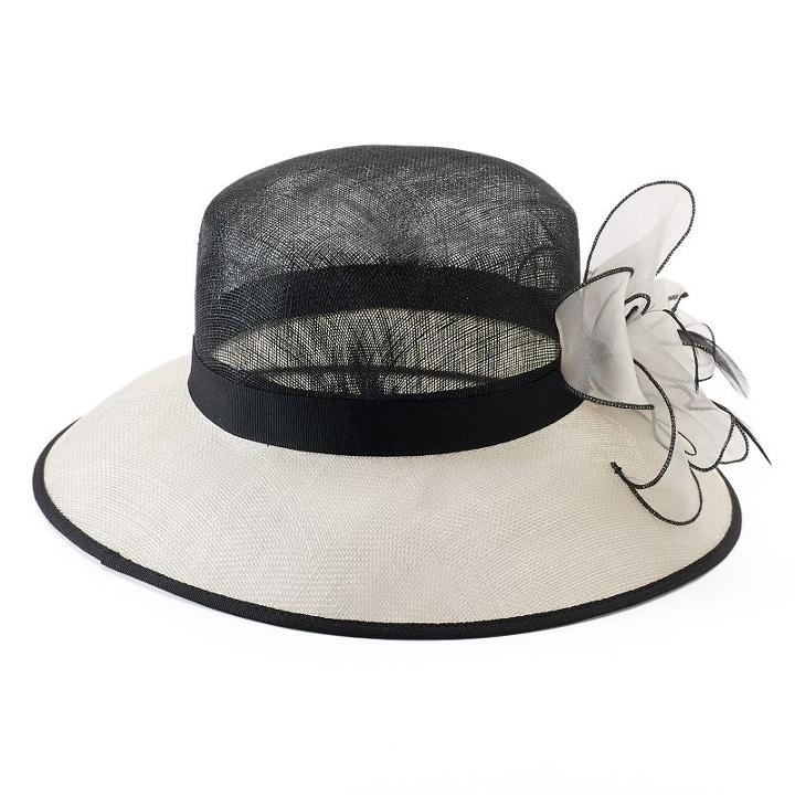 Riviera Flower Colorblock Down Brim Hat, Women's, Ovrfl Oth