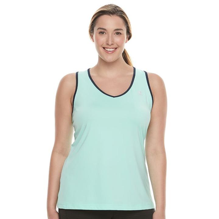Plus Size Fila Sport&reg; Core Essential Workout Tank, Women's, Size: 2xl, Turquoise/blue (turq/aqua)