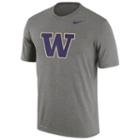 Men's Nike Washington Huskies Legend Dri-fit Tee, Size: Xl, Dark Grey, Comfort Wear