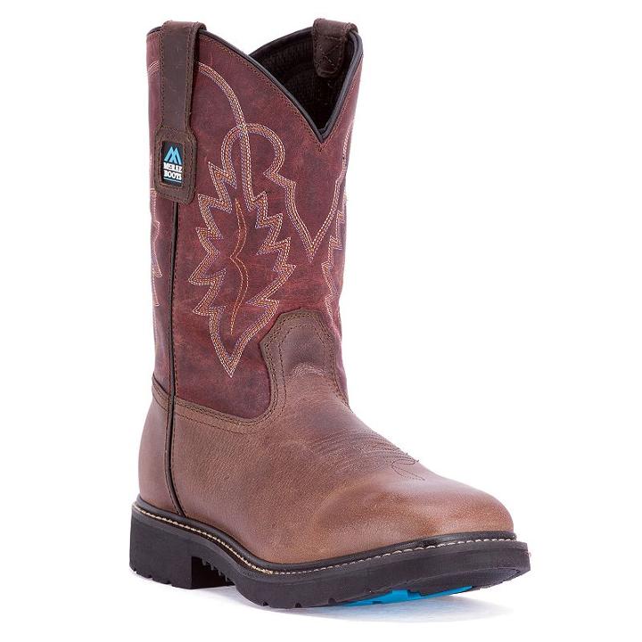 Mcrae Men's Western Work Boots - Mr85105, Size: Medium (7.5), Brown
