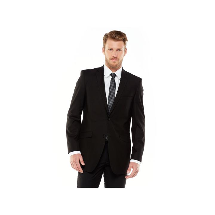 Men's Adolfo Slim-fit Black Suit Jacket, Size: 40 Long