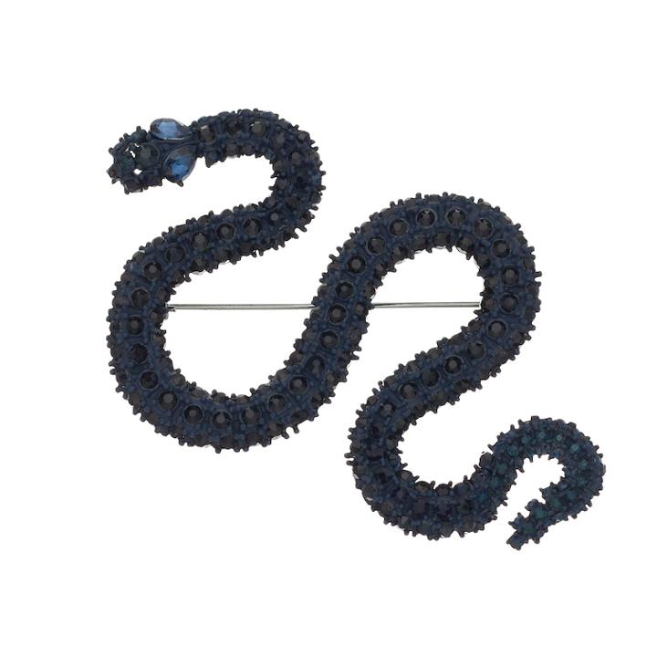 Simply Vera Vera Wang Blue Simulated Crystal Snake Pin, Women's