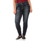 Juniors' Plus Size Wallflower Luscious Curvy Skinny Jeans, Girl's, Size: 16 W, Brt Yellow