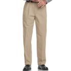 Men's Lee Relaxed-fit Stain Resist Pleated Pants, Size: 38x30, Dark Beige