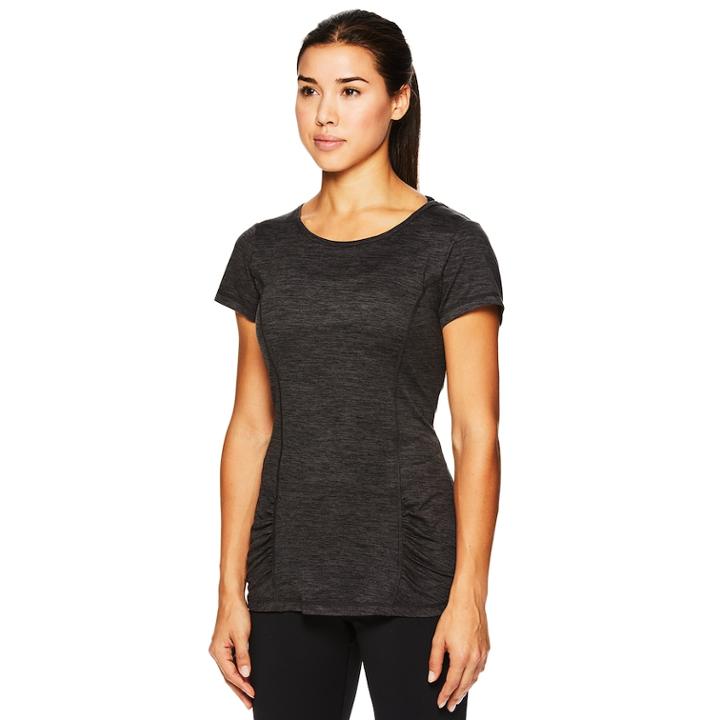 Women's Gaiam Energy Yoga Tee, Size: Large, Clrs