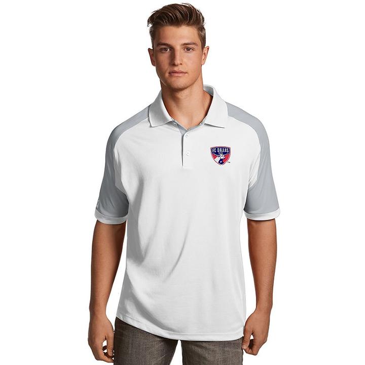 Men's Antigua Fc Dallas Century Polo, Size: Xl, White