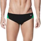 Men's Nike Surge Poly Performance Swim Briefs, Size: 30, Med Green
