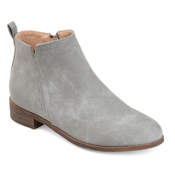 Journee Collection Petra Women's Ankle Boots, Size: 8, Grey