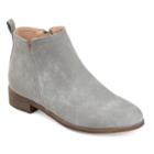 Journee Collection Petra Women's Ankle Boots, Size: 8, Grey