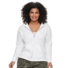 Plus Size Sonoma Goods For Life&trade; Hoodie, Women's, Size: 1xl, White