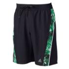 Men's Adidas Escape Splice Microfiber Volley Swim Trunks, Size: Large, Green