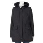 Women's Am Studio By Andrew Marc Hooded Jacket, Size: Xs, Black