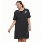 Plus Size Nike Vintage Gym Dress, Women's, Size: 3xl, Grey (charcoal)