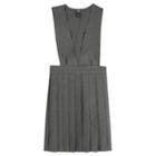 Girls 4-20 & Plus Size French Toast School Uniform Long Pleated Jumper, Girl's, Size: 6x, Grey
