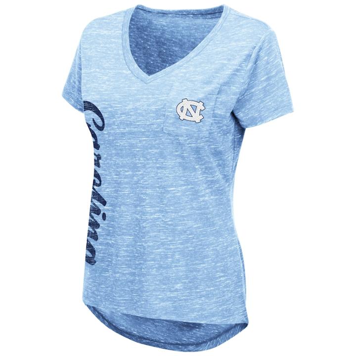 Women's North Carolina Tar Heels Wordmark Tee, Size: Small, Med Blue