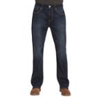 Men's Seven7 Hollis Slim-fit Bootcut Stretch Jeans, Size: 36x34, Dark Blue