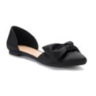 Lc Lauren Conrad Gazania Women's D'orsay Flats, Size: 10, Black