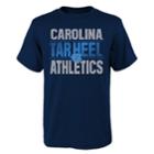 Boys' 4-18 North Carolina Tar Heels Light Streaks Tee, Size: 8-10, Dark Blue