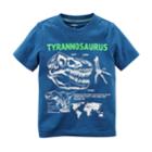 Baby Boy Carter's Tyrannosaurus Skeleton Graphic Tee, Size: 24 Months, Blue
