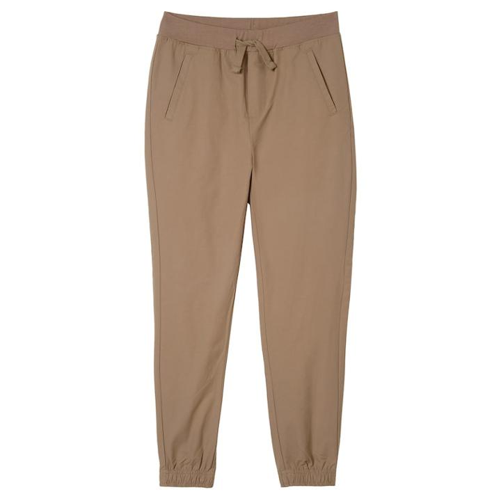 Boys 8-20 Chaps Connor Jogger Pants, Size: 10-12, Beig/green (beig/khaki)