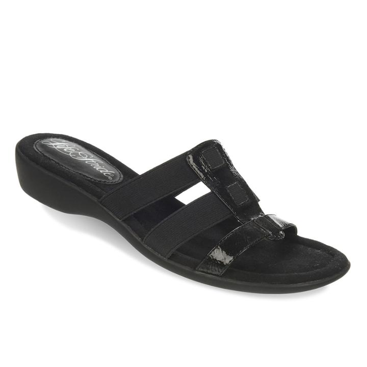Lifestride Talk Women's Sandals, Size: Medium (7), Black