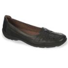 Naturalsoul By Naturalizer Fetch Women's Cutout Flats, Size: Medium (9.5), Black