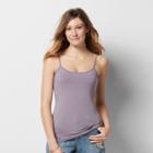 Women's Sonoma Goods For Life&trade; Everyday Scoopneck Camisole, Size: Small, Med Purple