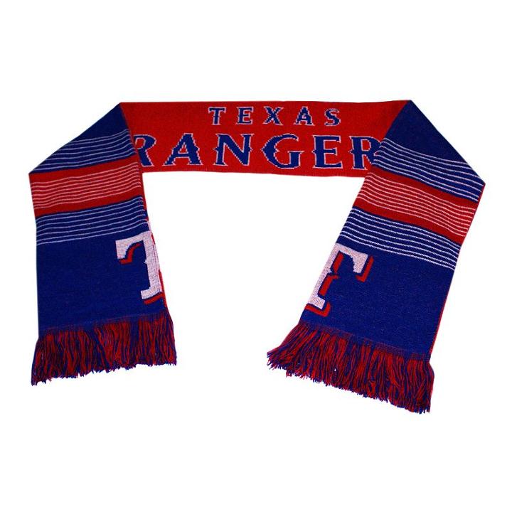 Adult Forever Collectibles Texas Rangers Reversible Scarf, Blue