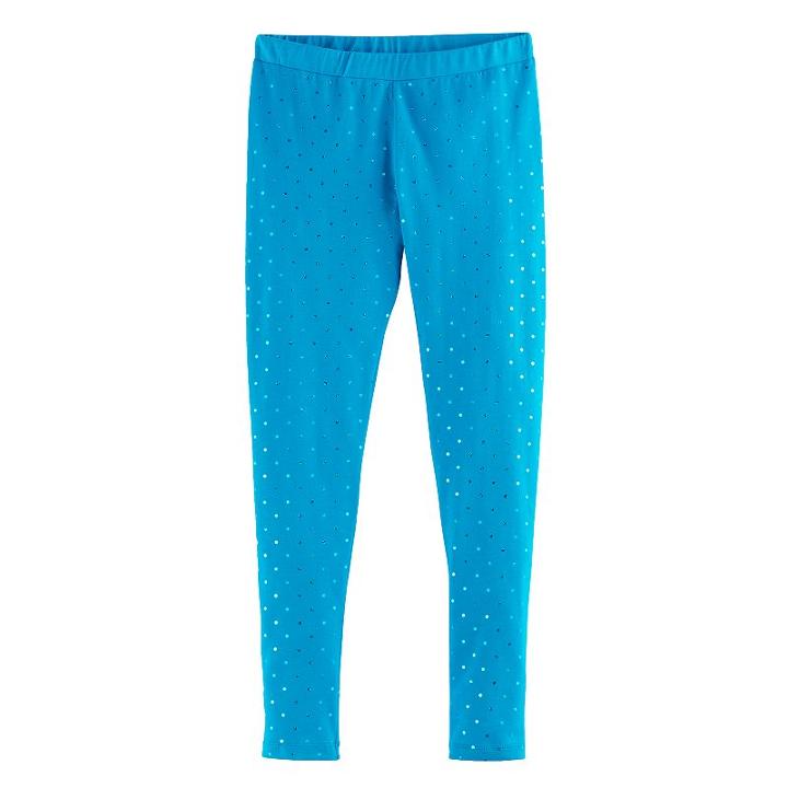 Girls 7-16 & Plus Size Full Length Leggings, Size: 18 1/2, Turquoise/blue (turq/aqua)