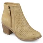 Journee Collection Meleny Women's Ankle Boots, Size: Medium (12), Med Brown