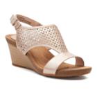 Croft & Barrow&reg; Countess Women's Wedges, Size: 7.5 Wide, Med Brown