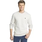 Men's Izod Advantage Classic-fit Solid Fleece Pullover, Size: Large, Light Grey