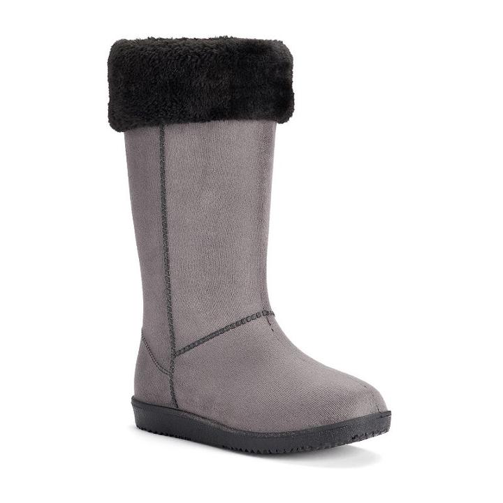 Electric Karma Dakota Women's Waterproof Rain Boots, Girl's, Size: 10, Med Grey