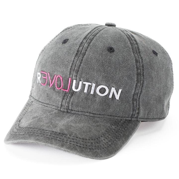 Women's So&reg; Embroidered Revolution Baseball Cap, Black