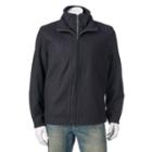 Men's Towne Military Wool-blend Hipster Jacket, Size: Xl, Black
