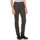 Women's Woolrich Alderglen Flannel-lined Chino Pants, Size: 14, Dark Grey