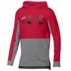 Boys 8-20 Under Armour Utah Utes Charged Cotton Hoodie, Size: L 14-16, Red